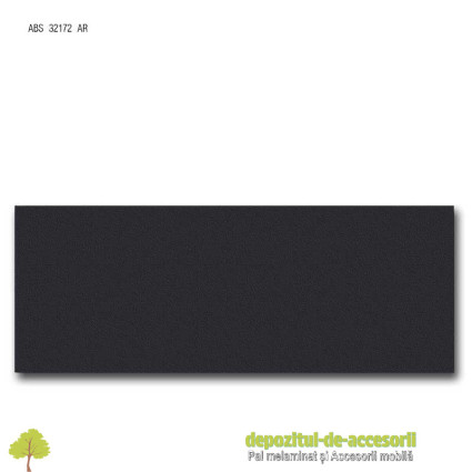 Cant ABS Grafit 43mm x 2mm Compatibil cu PAL Melaminat Grafit Egger 961 ST2