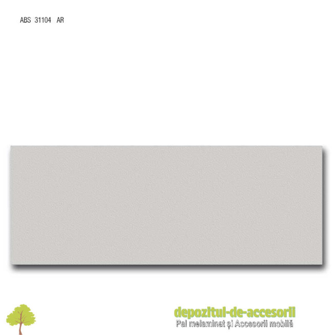 Cant ABS Gri deschis 43mm x 2mm Compatibil cu Pal melaminat Gri deschis U708 ST2