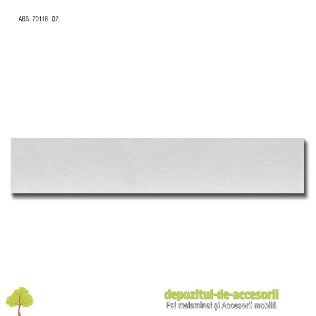 Cant ABS Gri sidefat 22mm x 2mm Compatibil cu Pal melaminat Gri sidefat U763 Egger ST15