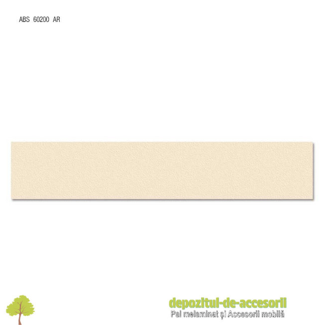 Cant ABS Bumbac 22mm x 0,4mm  Compatibil cu Pal Melaminat Bumbac Egger U113 ST2