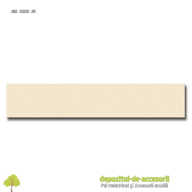 Cant ABS Bumbac 22mm x 2mm Compatibil cu Pal Melaminat Bumbac Egger U113 ST2