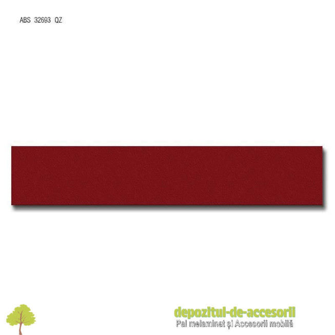 Cant ABS Roșu burgund 22mm x 2mm Compatibil cu Pal Melaminat Rosu burgund Egger U311 ST15