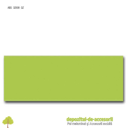 Cant ABS Verde lămâie 43mm x 2mm Compatibil cu Pal Melaminat Verde lămâie Egger U630 ST15
