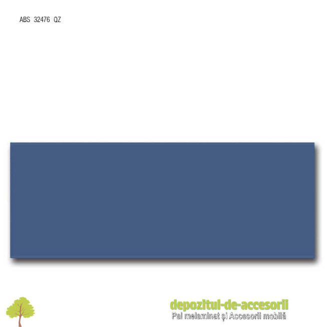 Cant ABS Albastu oțel 43mm x 2mm Compatibil Pal Melaminat Albastru otel Egger U539 ST9