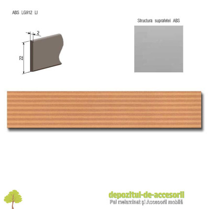Cant ABS Placaj stratificat bej deschis 22mm x 2mm