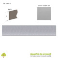 Cant ABS Aluminiu satinat 22mm x 0,4mm