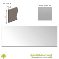 Cant ABS Metal cromat 43mm x 1mm