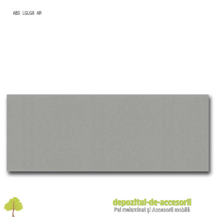 Cant ABS Aluminiu 43mm x 2mm Compatibil cu Pal Melaminat Aluminiu Egger F509 ST2