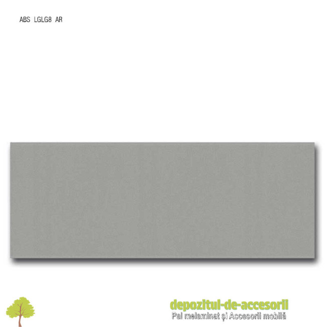 Cant ABS Aluminiu 43mm x 2mm Compatibil cu Pal Melaminat Aluminiu Egger F509 ST2