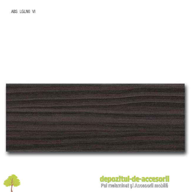 Cant ABS Negru Hacienda 43mm x 2mm Compatibil cu Pal Melaminat Negru Hacienda Egger H3081 ST22