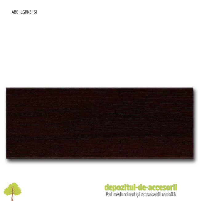 Cant ABS Stejar Ferrara negru brun 43mm x 2mm Compatibil cu Pal Melaminat Stejar Ferrara negru brun Egger H1137 ST11