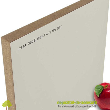 Panou MDF Gri deschis 729 super mat AGT