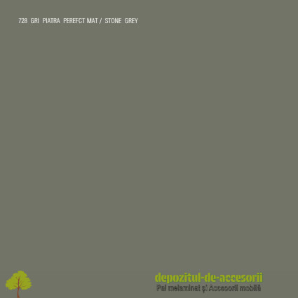 Panou MDF Gri piatră 728 super mat AGT