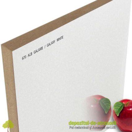 Panou MDF Alb galaxy 670 super lucios AGT high gloss