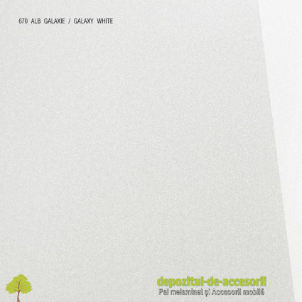 Panou MDF Alb galaxy 670 super lucios AGT high gloss