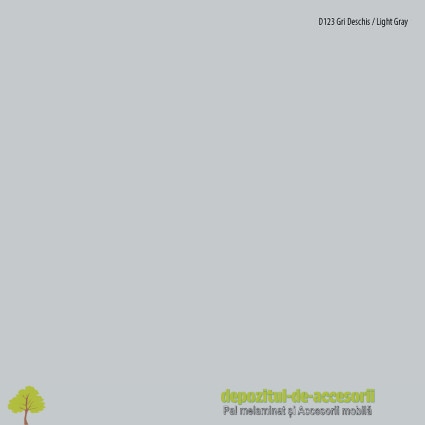 PAL Melaminat Gri deschis D123