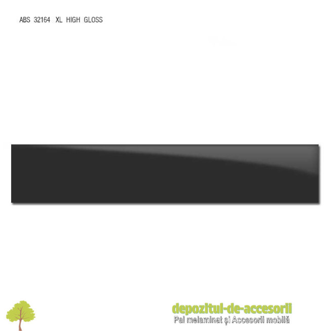 Cant ABS Gri închis 22mm x 1mm super lucios