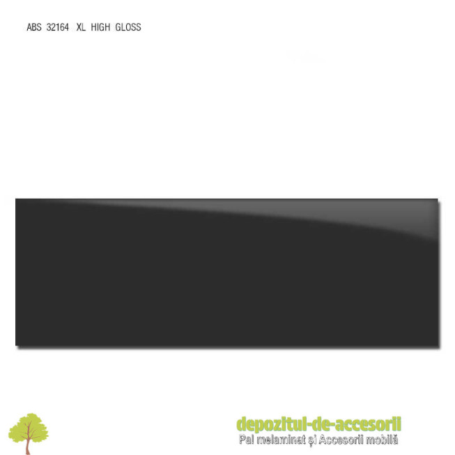 Cant ABS Gri închis 43mm x 1mm super lucios