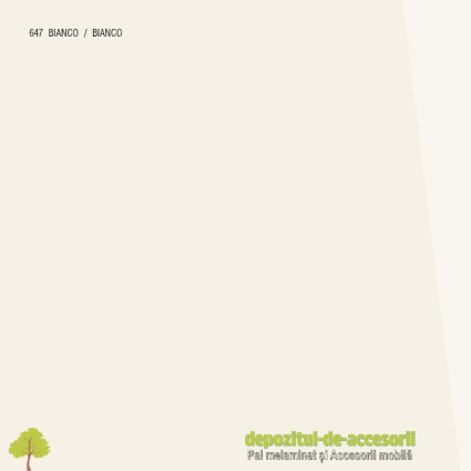 Panou MDF Bianco 647 super lucios AGT high gloss