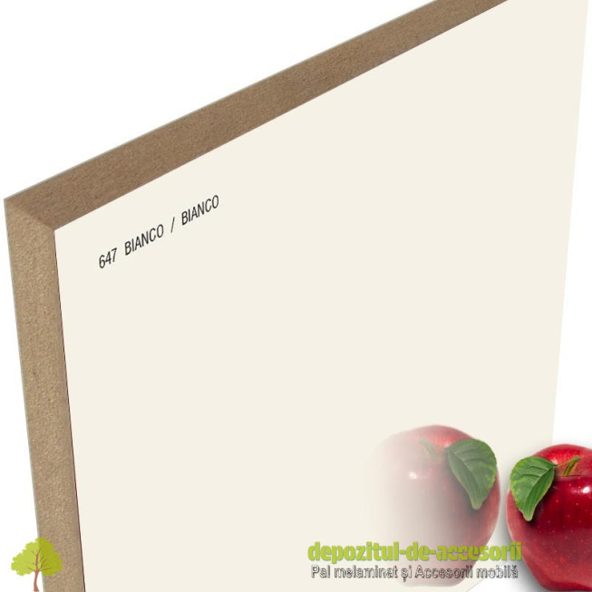 Panou MDF Bianco 647 super lucios AGT high gloss