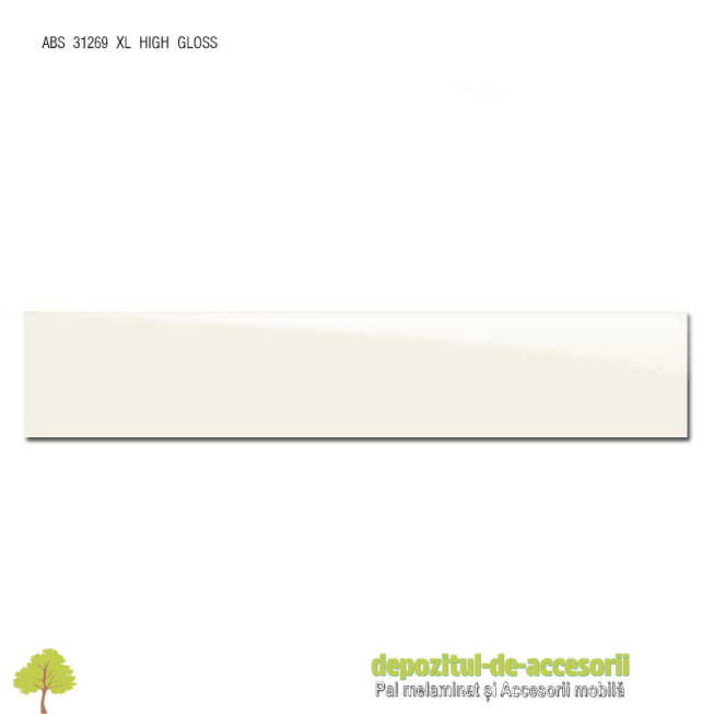 Cant ABS Bianco 22mm x 1mm super lucios