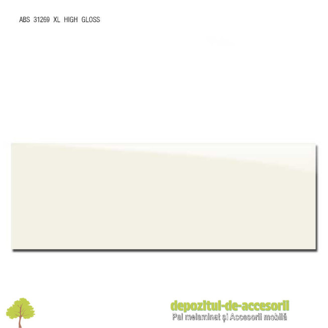 Cant ABS Bianco 43mm x 1mm super lucios