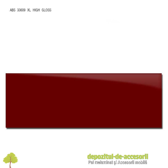 Cant ABS Bordo 43mm x 1mm super lucios (high gloss)
