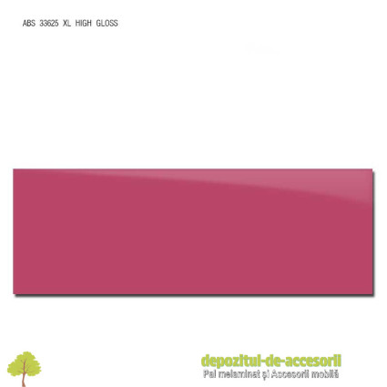 Cant ABS Roz 43mm x 1mm super lucios (high gloss)