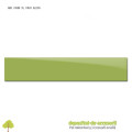 Cant ABS Verde 22mm x 1mm super lucios (High gloss)