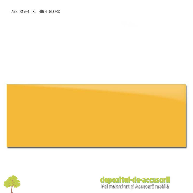 Cant ABSGalben 43mm x 1mm super lucios (High gloss)
