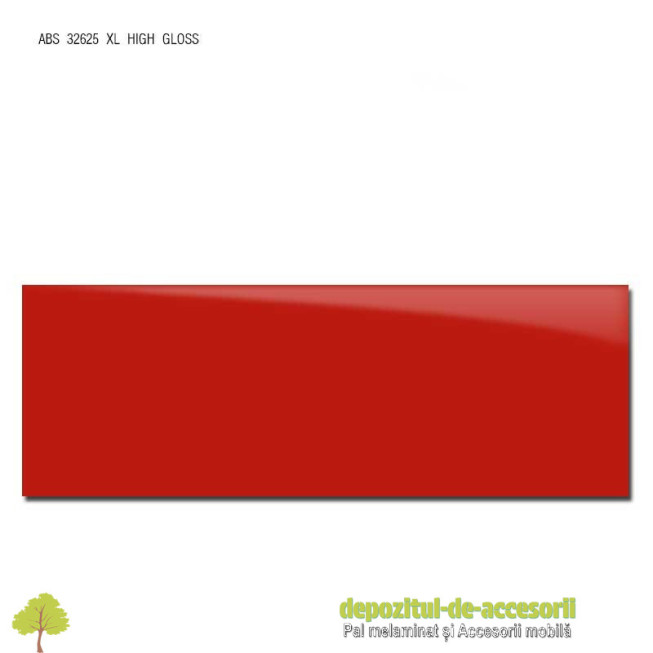 Cant ABS Rosu 43mm x 1mm super lucios (high gloss)