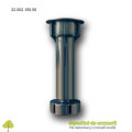 Picior plastic bucătărie H150 negru 22.002.150.50