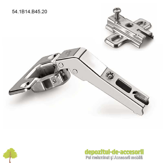 Balama aplicație uși 45° deschidere 90° 54.1B14.B45.20