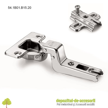 Balama usi incadrate deschidere 110° Danco 54.1B01.B15.20