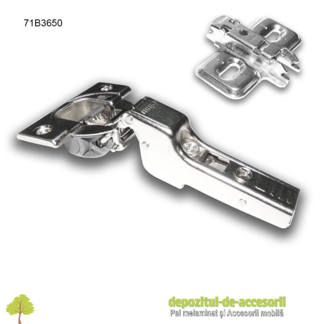Balama usi semiaplicate CLIP top 110° Blumotion incorporat 71B3650 Blum
