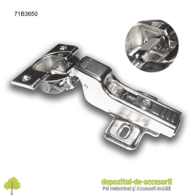 Balama usi semiaplicate CLIP top 110° Blumotion incorporat 71B3650 Blum