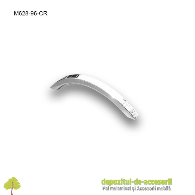 Mâner mobilier Cromat M628-96-CR distanta intre gauri 96mm