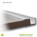 Profil mâner ”Y” pentru PAL sau MDF de 18mm lungimea 2,5m aluminiu