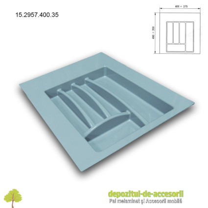Organizator tacâmuri 400x500mm 5 separatoare