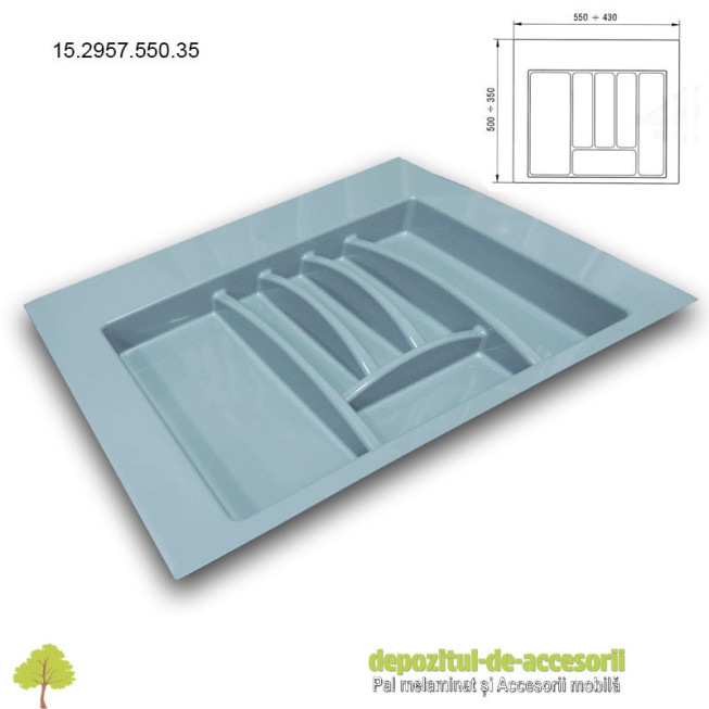 Organizator tacamuri 550x500mm 6 separatoare
