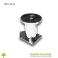 Picior metalic mobilier H80  Ø42mm cromat