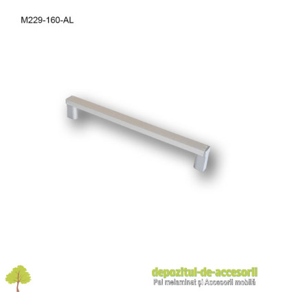 Mâner mobilier Aluminiu M229-160-AL Cebi