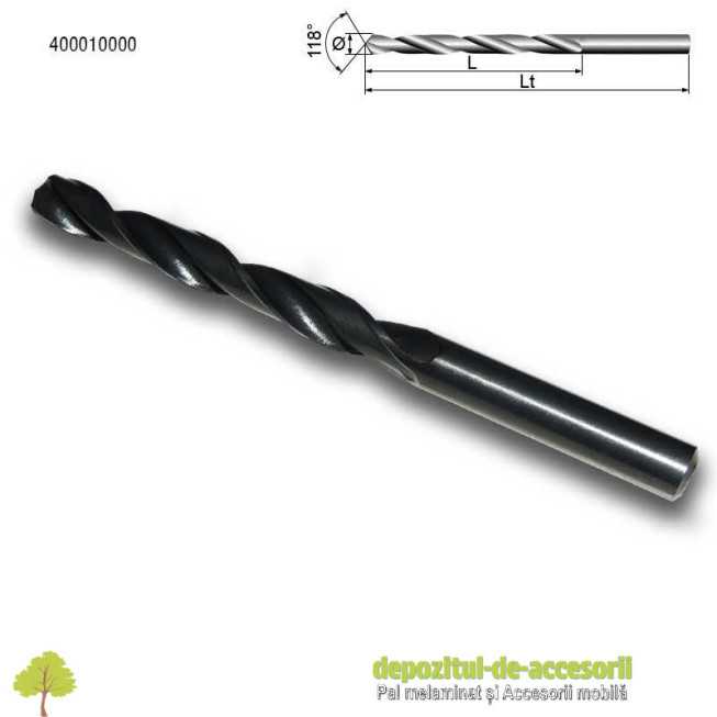 Burghiu spiral de uz general Ø10mm HSS-R DIN 338 Stark Bohrer