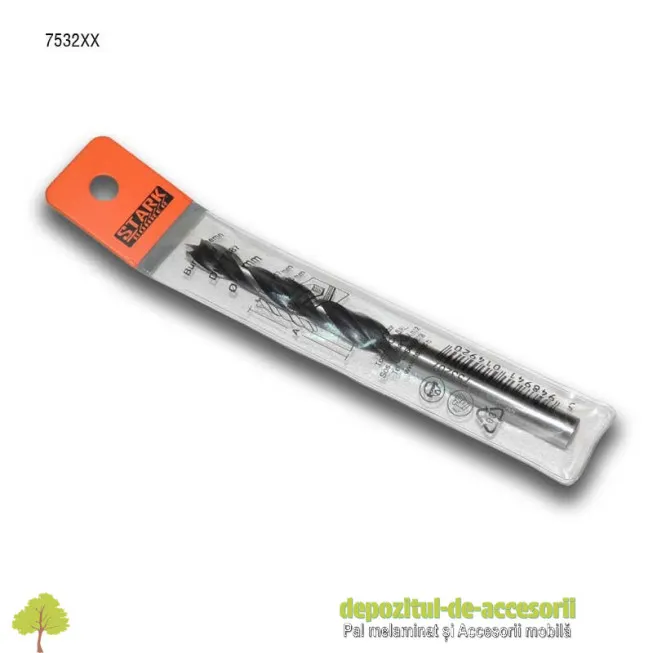 Burghiu spiral pentru lemn Ø10mm SV DIN 7487 Stark Bohrer ambalare
