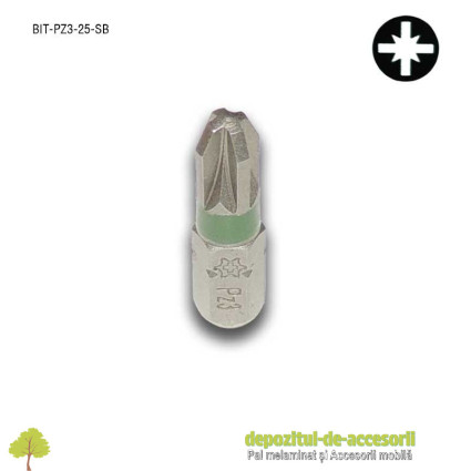 Cap surubelnita in cruce Pz3 25mm BIT Pz1 Stark Bohrer