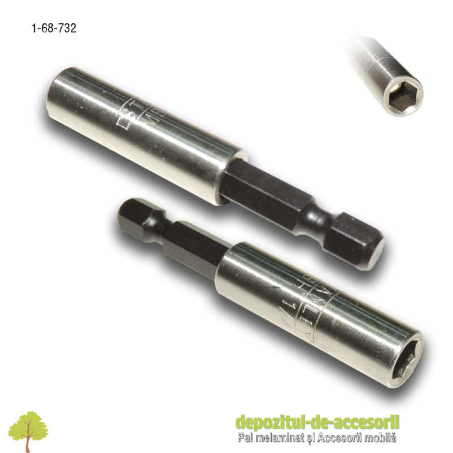  Adaptor magnetic pentru biti 1/4" hexagonal (capete surubelnita) Stanley