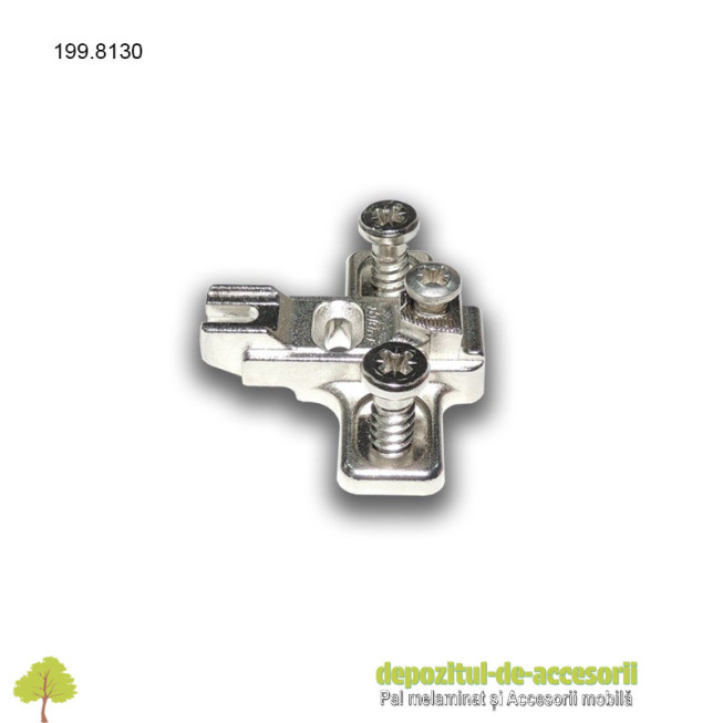 Placuta montaj in cruce balamale constructie cu lezena 199.8130 Blum