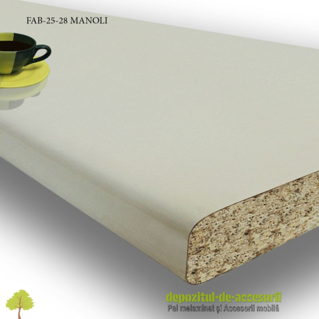 Blat de bucatarie Manoli lucios 28x600x3050mm FAB Grup FAB 25