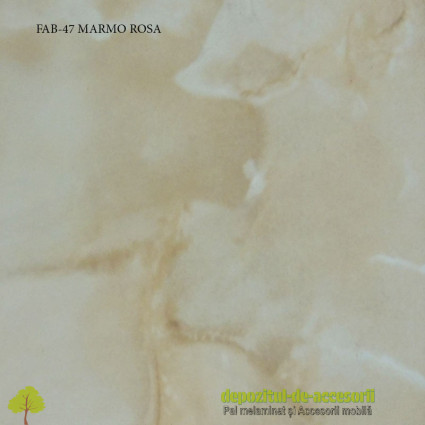 Blat de bucatarie Marmo rosa lucios 28x600x3050mm FAB Grup FAB 47
