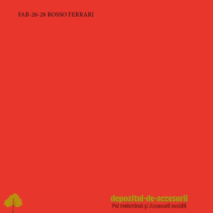 Blat de bucatarie Rosso Ferrari lucios 28x800x4200mm FAB Grup FAB 26